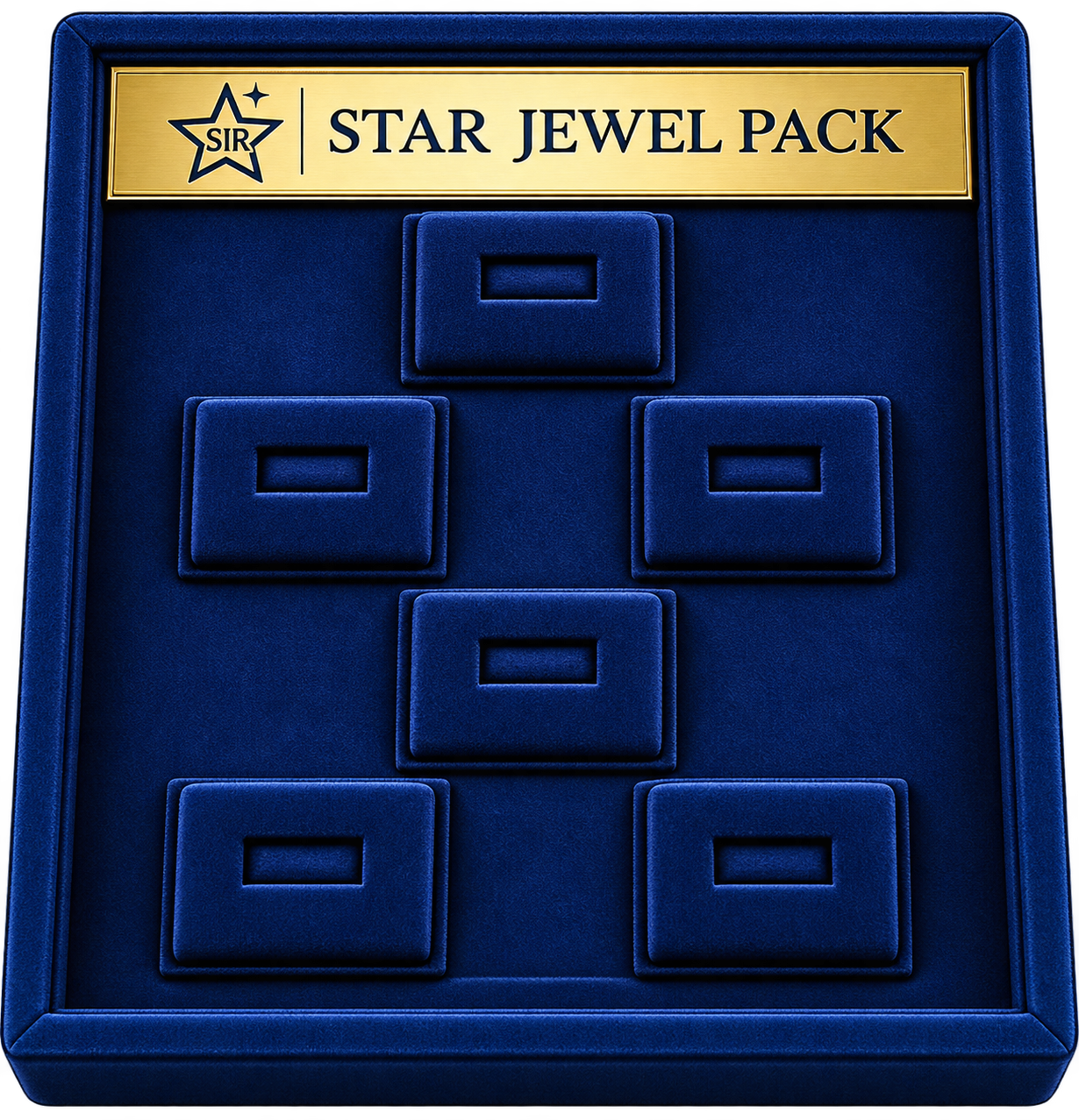 Star Jewel Pack Premium Jewellery Display Tray by Shekhar Chand Soni Jewellers